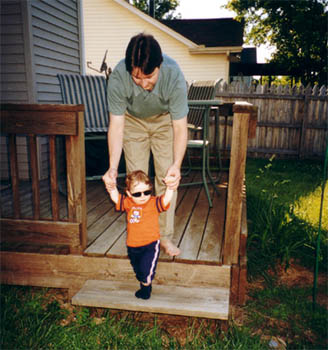 Going out back with Dad