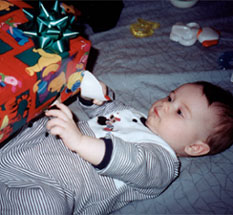 Opening gifts