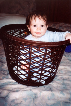 Baby in the basket