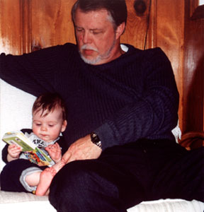 Reading with Grandpa